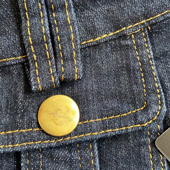 Be-Girl butt lifter dark indigo cargo pocket skinny jeans in size 11/12 - Picture 9 of 9